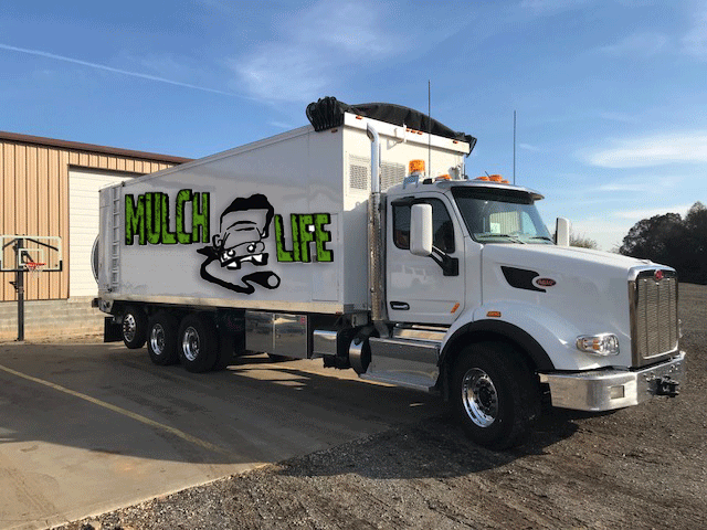 60 yard blower truck for Mulch Life